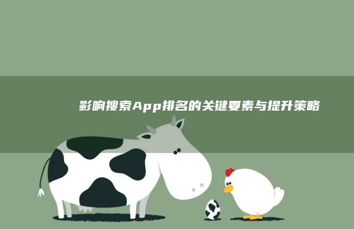 影响搜索App排名的关键要素与提升策略